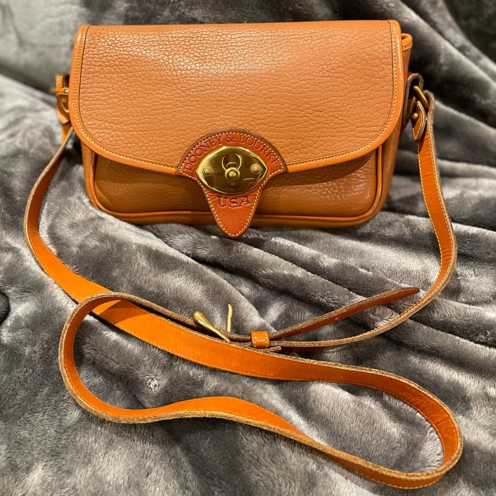 Dooney & Bourke British Tan Cavalry Equestrian Bag